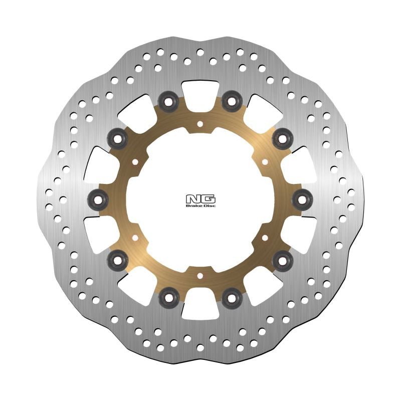 Brake disc (rotor) front YAMAHA FJR 1300 '03-'19, MT-01 '05-'06, XV V-MAX 1700 '09-'17, YZF-R7 '99-'02 (320X132X5MM) (6X8,25MM) WAVE Floating, NG Brakes