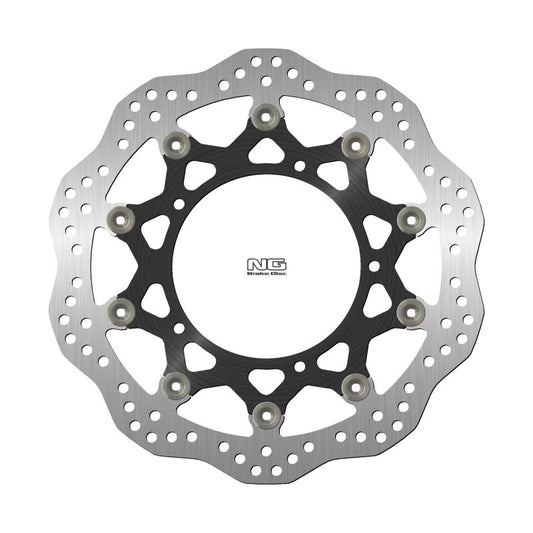 Brake disc (rotor) front YAMAHA FZ8/FZS FAZER '10-'16, XT 1200Z SUPER TENERE '10-'21, YZF R1 '07-'15, YZF R6 '05-'16 (310X132X4,5MM) (5X8,25MM) WAVE Floating (Aluminium center), NG Brakes
