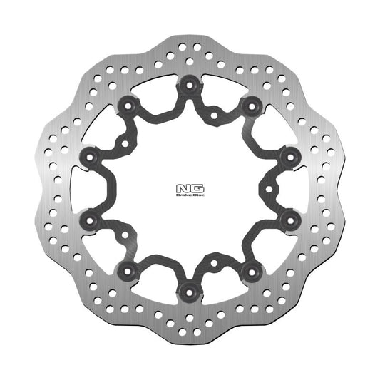 Brake disc (rotor) front YAMAHA T-MAX 530 '12-'21 (298X132X4MM) (5X8,25MM) WAVE Floating, NG Brakes