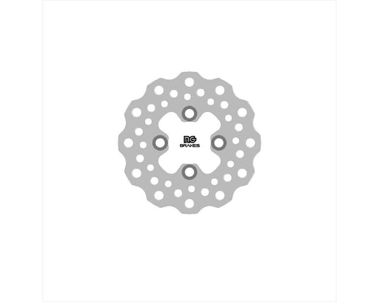 Brake disc (rotor) front YAMAHA YFM/YFS/YFZ 200/250/350/450/600/660/700 GRIZZLY/RAPTOR/WARRIOR '91-'23 (161X48X3,5MM) (4X10,25MM) WAVE, NG Brakes