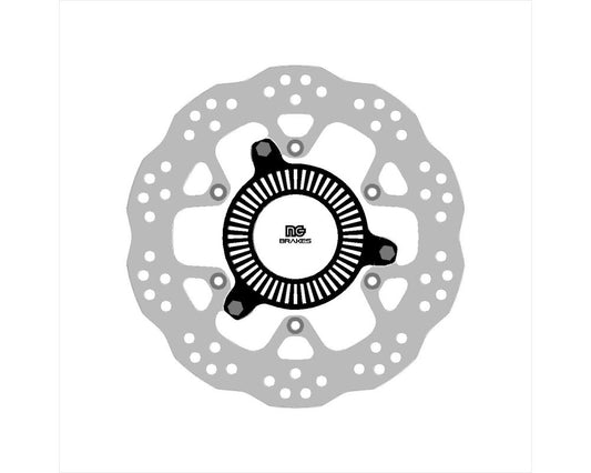 Brake disc (rotor) rear BENELLI 502C '19-'22, BN 251 '15-'22, IMPERIALE 400, LEONCIO 250, TRK 250 '18-'22 (240X110X5MM) (6X6,25MM) WAVE, NG Brakes