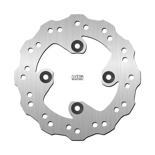 Brake disc (rotor) rear KAWASAKI Z 125 '16-'18 (Wheels 12") (185X74,3X4MM) (4X10,25MM) WAVE, NG Brakes
