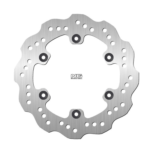 Brake disc (rotor) rear YAMAHA DT 125X SUPERMOTARD '05-'06, WR 125R/X SUPERMOTARD '09-'17 (220X115X4,5MM) (6X8,25MM) WAVE, NG Brakes