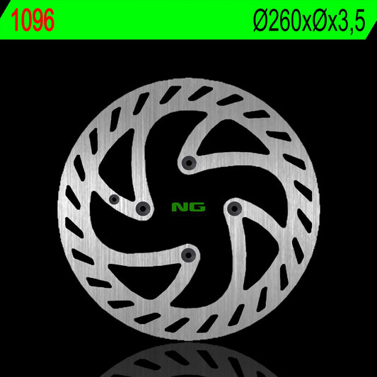 Brake disc (rotor) front AJP 125/200/240 ENDURO (Diameter 260MM (4X6,5MM), NG Brakes
