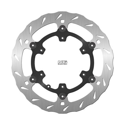 Brake disc (rotor) front AJP PR7 ADVENTURE 650 '16-'20 caliper BREMBO (300X124,3X5MM) Floating (6X6,5MM) WAVE, NG Brakes