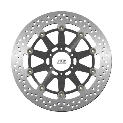 Brake disc (rotor) front APRILIA DROSODURO 900/TUONO660 '17-21, MOTO GUZZI V7 '17-20 (320X64X4,5MM) (6X8,5MM) Floating (Aluminium center), NG Brakes