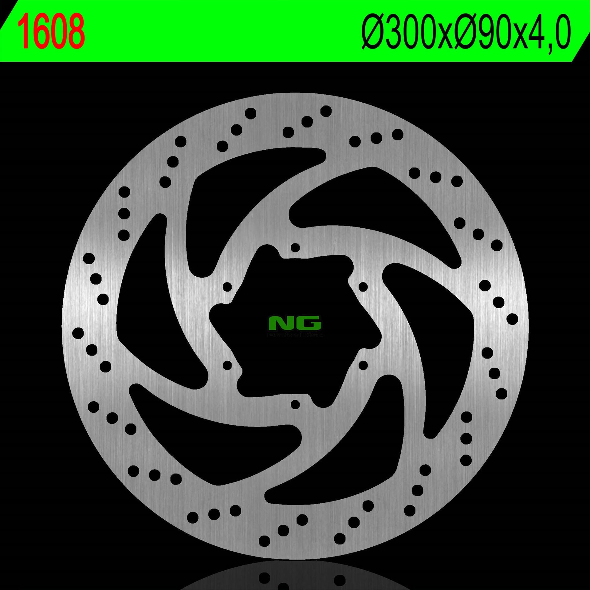 Brake disc (rotor) front APRILIA RS 50 '06-'10, RS 125 '15-'20 , RS 4 125 '11-'20 (300x90x4,0mm), NG Brakes