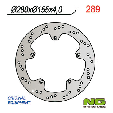 Brake disc (rotor) front APRILIA RS 50, YAMAHA TZR 50 (280x155x4), NG Brakes