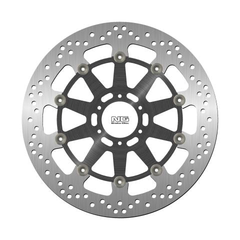 Brake disc (rotor) front APRILIA RSV4/TUONO '15-20 (330X64X5MM) (6X8,5MM) Floating (Aluminium center), NG Brakes