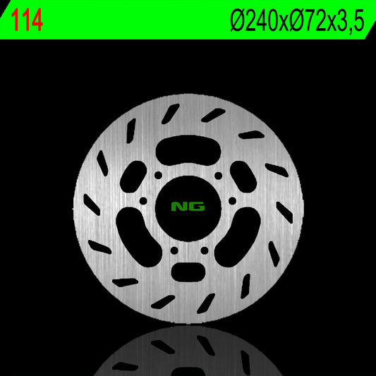 Brake disc (rotor) front BETA 50 ENDURO RR 98-05, KTM EXC 50 99-00 (240X72X3,5MM) (6X6,5MM), NG Brakes
