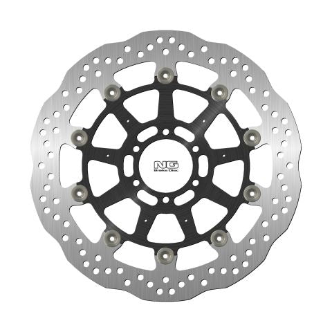 Brake disc (rotor) front BMW S 1000R/RR '13-'20, HP4 '12-'17, S1000XR '17-'19 (320X64X5,0MM) (6X8,5MM) WAVE Floating (Aluminium center), NG Brakes