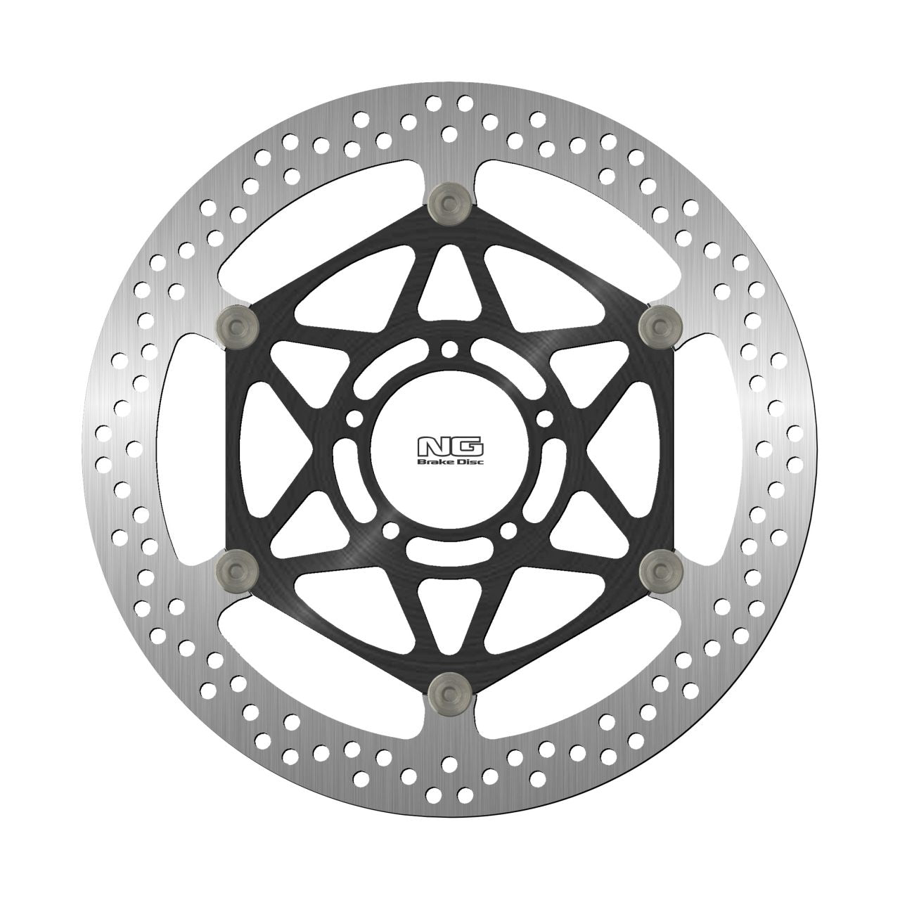 Brake disc (rotor) front DUCATI 1098/1198 S / R / SP 07-17, 1100 STREETFIGHTER / S 09-17 (330X72X5,0MM) (5X8,5MM) (Aluminium center) - Replaces NG1566, NG Brakes