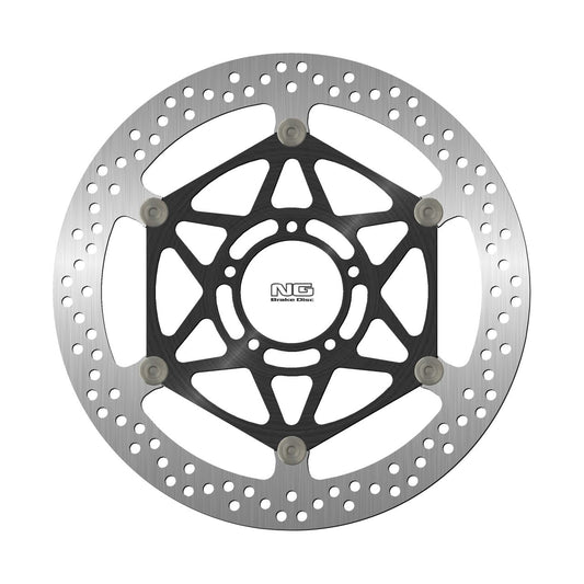 Brake disc (rotor) front DUCATI 1098/1198 S / R / SP 07-17, 1100 STREETFIGHTER / S 09-17 (330X72X5,0MM) (5X8,5MM) (Aluminium center) - Replaces NG1566, NG Brakes