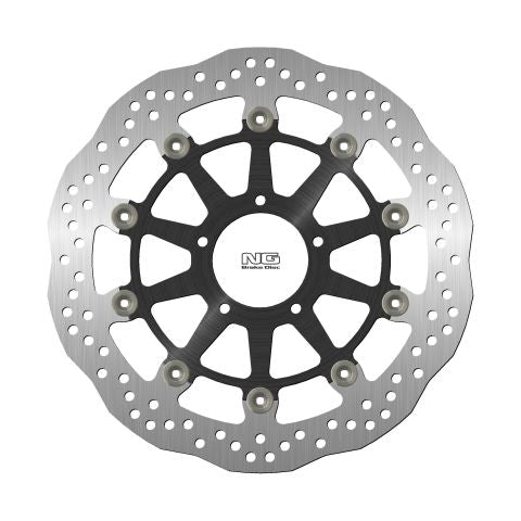 Brake disc (rotor) front DUCATI 848 '08-13, PANIGALE 959 '18-19, S4R 996 '07-09 (320X72X5MM) (5X8,5MM) WAVE Floating (Aluminium center), NG Brakes