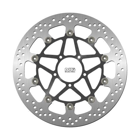 Brake disc (rotor) front DUCATI MONSTER 1200 '18-21, MULTISTRADA 1200/1260 '15-21 (330X72X5MM) (5X8,5MM) Floating (Aluminium center), NG Brakes
