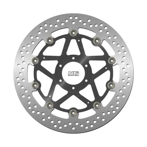 Brake disc (rotor) front DUCATI MONSTER 696 '08-14, ST3/ST4 '03-07 (320X64X5MM) (6X8,5MM) Floating (Aluminium center), NG Brakes