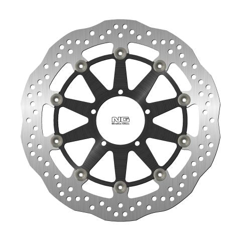 Brake disc (rotor) front DUCATI SCRAMBLER '18-21 (320X78X4,5MM) (5X8,5MM) WAVE Floating (Aluminium center), NG Brakes