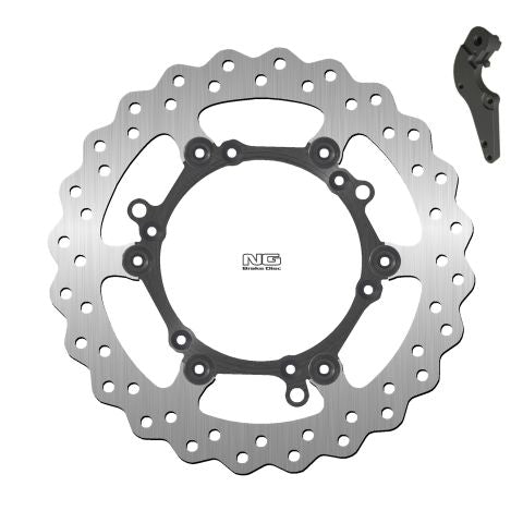 Brake disc (rotor) front GAS GAS EC/EX 250/350/450 '21, HUSABERG FE350/450/510 '09-14, KTM ECX 250/300/400 '10-21 (270X-X3MM) (6X6,5MM) WAVE Floating, NG Brakes