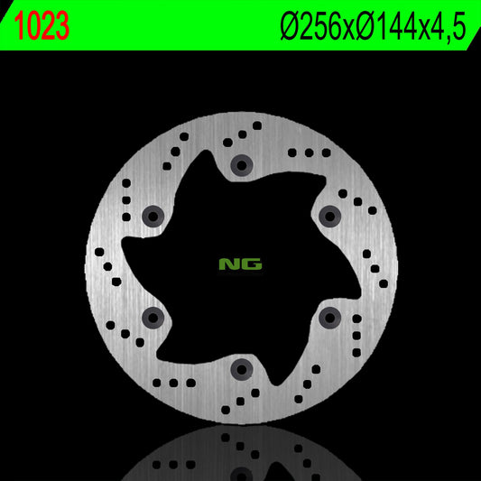 Brake disc (rotor) front HONDA ADV 350 '22, NSS 350 FORZA '21-'22, NSS 125 FORZA '15-'22, NSS 300 FORZA '18-'21, SH 350 '06-'22, NES 125 FORZA '15-'16 (256X144X4,5MM) (6X10,5MM), NG Brakes