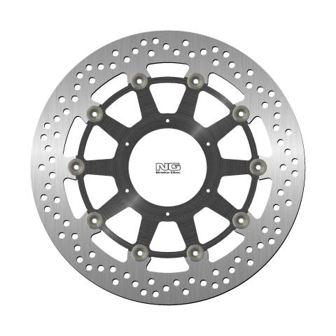 Brake disc (rotor) front HONDA CBR1000RR '09-19 (320X74X5MM) (6X6,5MM) Floating (Aluminium center), NG Brakes