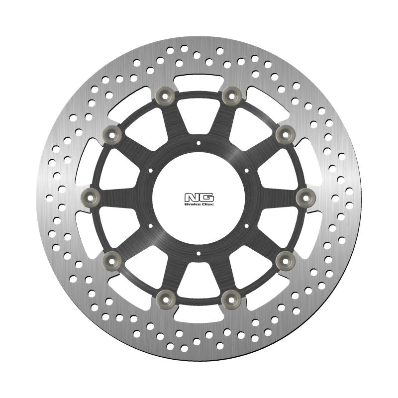 Brake disc (rotor) front HONDA CBR1000RR '09-19 (320X74X5MM) (6X6,5MM) Floating (Aluminium center) - small features, NG Brakes