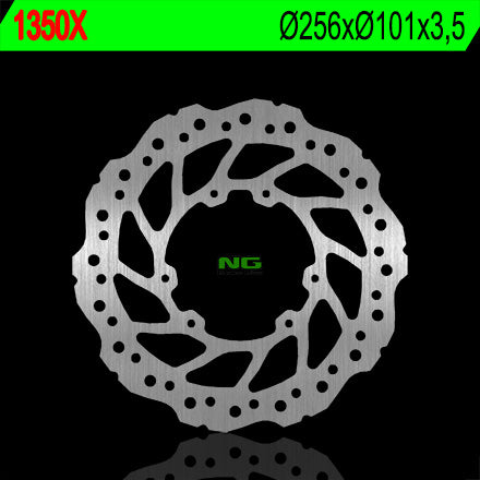 Brake disc (rotor) front HONDA CRF 250L '12-'22 (256X101X3,5) WAVE(6X6,25MM), NG Brakes