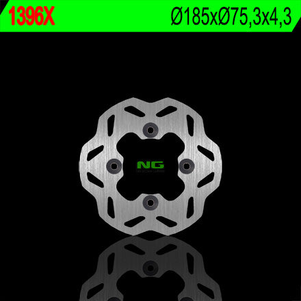 Brake disc (rotor) front HONDA TRX 420 '07-'11 (185X75,3X4,3) WAVE, NG Brakes