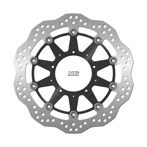 Brake disc (rotor) front HONDA VFR 800X CROSS RUNNER ABS '15-17, VFR 800F ABS '14-'17 (310X94X5) (5X6,5MM) (Indentation 9,0MM) WAVE Floating (Aluminium center), NG Brakes
