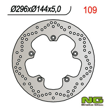 Brake disc (rotor) front HONDA VT 600 C '88-'95, VT 500C '83-'86, VT 750C '86-'87 (296X144X5), NG Brakes