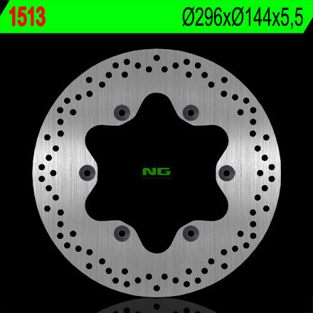 Brake disc (rotor) front HONDA VT 750DC BLACK SPIRIT '12-'15 (296X144X5,5MM) (6X10,5MM), NG Brakes