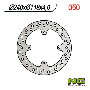 Brake disc (rotor) front HONDA XR 600R '85-'90, CRF 230 '03-'20, XL 350R '84 (240X118X4), NG Brakes