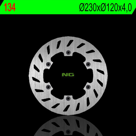 Brake disc (rotor) front HUSABERG 350 91-97 (230X120X4,0MM) (6X6,5MM), NG Brakes