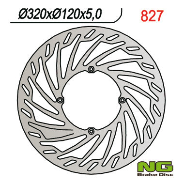 Brake disc (rotor) front HUSQVARNA SMR 570 (00-03) (320X120X5) OVERSIZE, NG Brakes