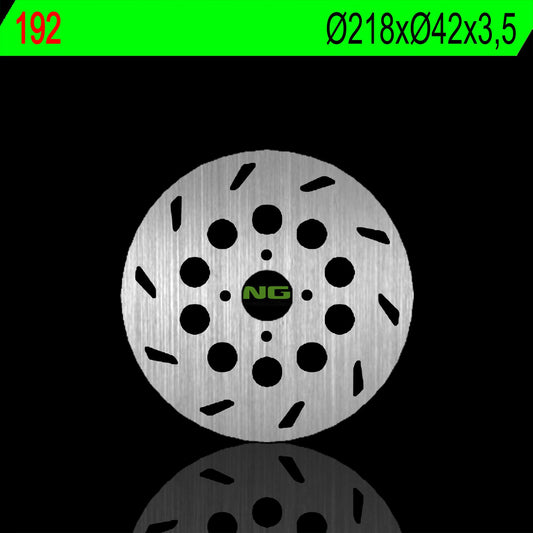 Brake disc (rotor) front ITALJET TORPEDO 50 97-03, 125/150 98-02 (218X42X3,5M) (4X8,5MM), NG Brakes