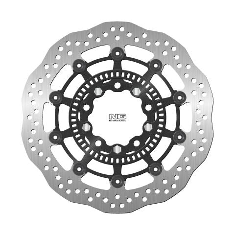 Brake disc (rotor) front KAWASAKI ER6N '05-'17, KLE 650 VERSYS '07-'21, ZX6R '13-'18 ,VULCAN 650 '15-'21, ABS '07-'20 WAVE Floating - Replaces NG1558X, NG Brakes