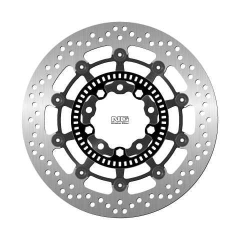 Brake disc (rotor) front KAWASAKI ER6N '05-'17, KLE 650 VERSYS '07-'21, ZX6R '13-'18, VULCAN 650 '15-'21 (300X80X5MM) (5X10,5MM) Floating - Replaces NG1558, NG Brakes
