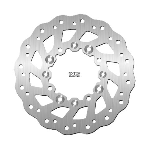 Brake disc (rotor) front KAWASAKI KDX 125/250 '92-14, KLX650 '93-14 (250X100X3MM) (4 Holes) WAVE, NG Brakes