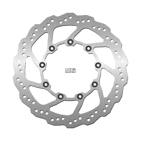 Brake disc (rotor) front KAWASAKI KLE 500 '91-'03 (300X130X5MM) (9X10,5MM) WAVE, NG Brakes