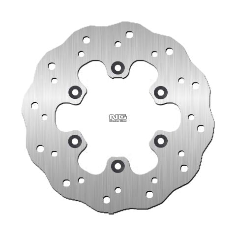 Brake disc (rotor) front KAWASAKI KLX140 '11-21, KX80 '84-99, KX85 '00-21 (220X96X3MM) (6X9MM) WAVE, NG Brakes