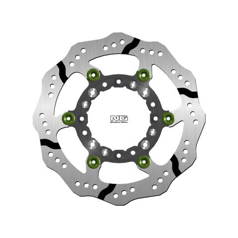 Brake disc (rotor) front KAWASAKI KLX250/300 '93-07, KX125/250 '95-02, SUZUKI RMZ250 '04-06 (270X100X3MM) WAVE Floating, NG Brakes