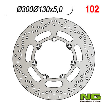 Brake disc (rotor) front KAWASAKI VN 1500/1600 (PATRZ OPIS TOWARU), NG Brakes