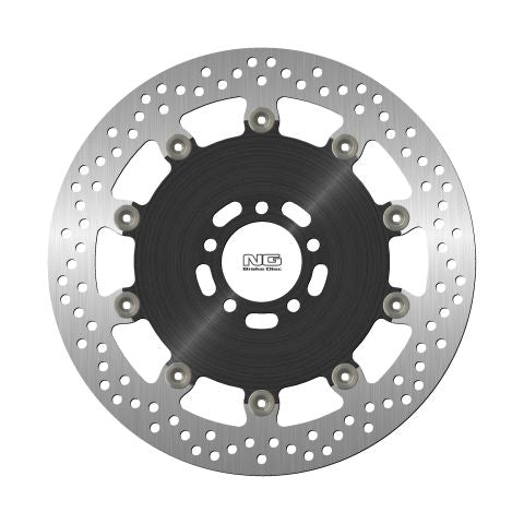 Brake disc (rotor) front KAWASAKI VN1500/1600 MEAN STREAK '02-08, W800 '19-22 (320X61X5MM) (5X10,5MM) Floating (Aluminium center), NG Brakes