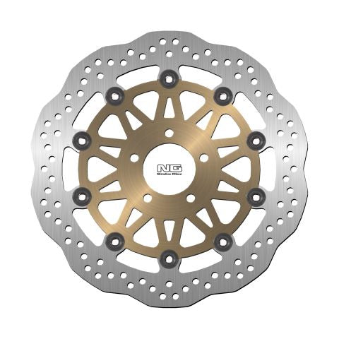 Brake disc (rotor) front KAWASAKI ZR1100 '92-98, ZXR1100 '99-00, ZX-9R '00-01 (310X61X5MM) (5X10,5MM) WAVE Floating, NG Brakes