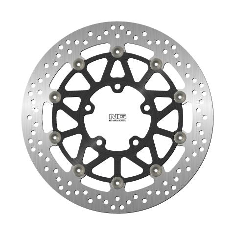 Brake disc (rotor) front KAWASAKI ZX-6R 636 '16-20 (310X80X5MM) (5X10,5MM) Floating (Aluminium center), NG Brakes