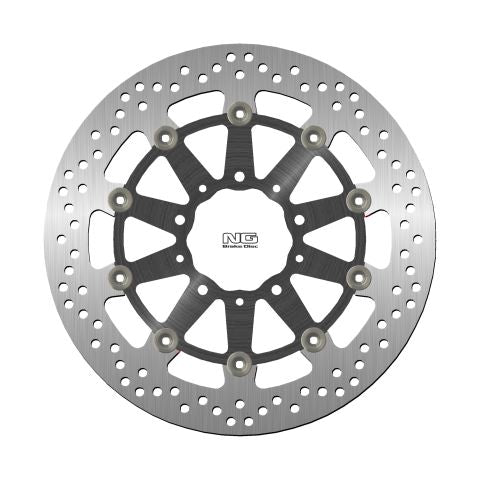 Brake disc (rotor) front KAWASAKI ZX6R 636 13-16, Z800 12-17, ZX10R 08-15, Z1000 14-20, ZZR1400 06-17, GTR1400 07-18, ZX14 07-15 (310X80X5MM) (5X) Floating (Aluminium center), NG Brakes