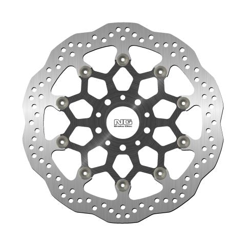 Brake disc (rotor) front KTM DUKE 690 R/ABS '14-'16 (320X52X5MM) (5X8,5MM) WAVE Floating (Aluminium center), NG Brakes