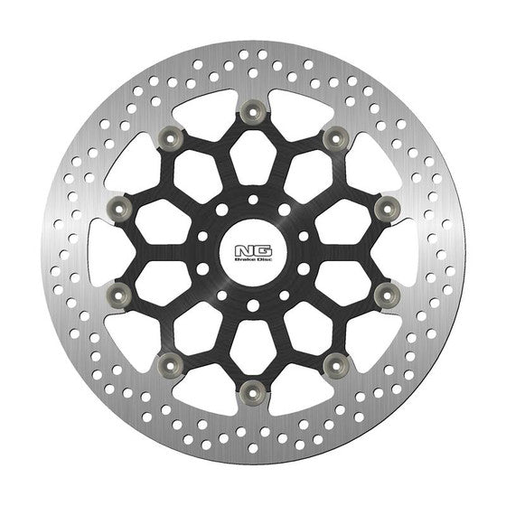 Brake disc (rotor) front KTM DUKE 890 R ABS '20-'22 (320X52X5MM) (5 Holes) Floating (Aluminium center), NG Brakes