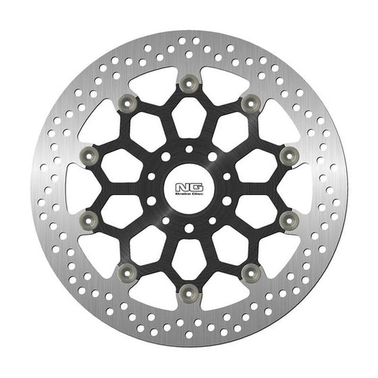 Brake disc (rotor) front KTM DUKE 890 R ABS '20-'22 (320X52X5MM) (5 Holes) Floating (Aluminium center), NG Brakes