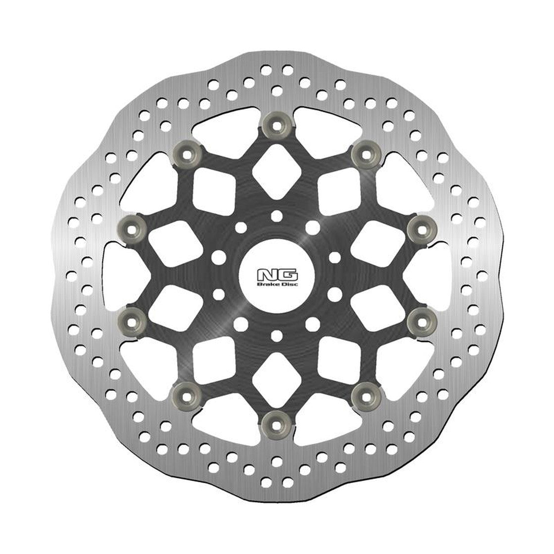 Brake disc (rotor) front KTM DUKE 890 R ABS '20-'22 (320X52X5MM) (5 Holes) Floating (Aluminium center) WAVE, NG Brakes