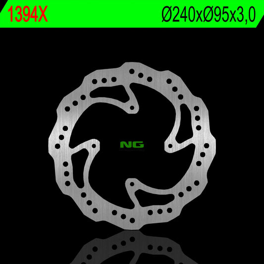 Brake disc (rotor) front KTM SX 85 '12-'16 (Wheels 19'/16'), HUSQVARNA TC 85 '14-'16 (240X95X3) (4X6,5MM) WAVE, NG Brakes